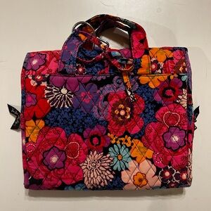 Vera Bradley Floral Multicolor Hanging Toiletries Bag